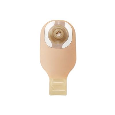 Premier CeraPlus One-Piece Drainable Pouch with Lock 'n Roll closure, Beige, AF300 filter, Convex w/ Tape border, 1 1/8" (29mm) Pre-cut