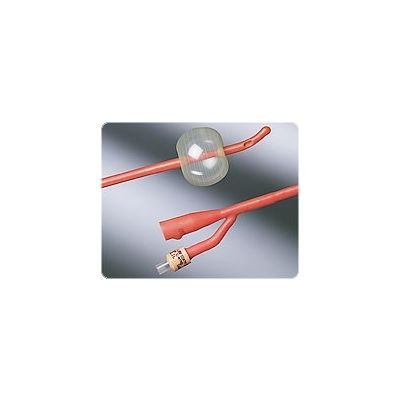 Bard 0102L12 - BARDEX Lubricath, 12Fr, 5cc Coude Red Latex Cath, Hydrogel Coating(TiemannStyle), BX/12
