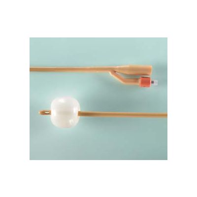 Bard 0165SI16 - BARDEX Lubricath, 16Fr, 5cc Cath, Silver/Hydrogel Coating, Amber Latex, BX 12