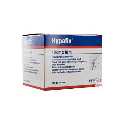 BSN Medical 7144302 - Hypafix Non-Woven Retention Tape 10cm x 10m  Acrylic Adhesive Coated, BX 1