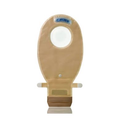 Coloplast 11186 - SenSura 2 pc. Click  EasiClose WIDE-Outlet Drainable Transparent Pouch / Filterless, Blue, Maxi , BX 10