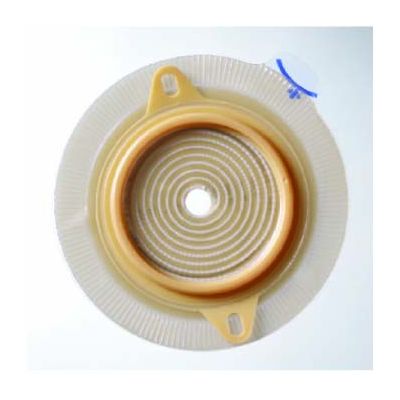 Coloplast 12847 - Assura 2 pc. Standard Wear Skin Barrier w/ Flange, Pre-Cut, Non-Convex, Blue 1-5/8" (40mm), BX 5