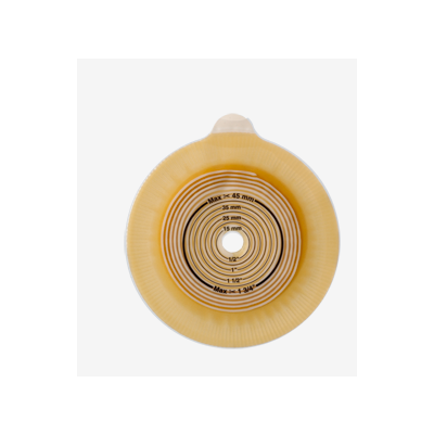 Coloplast 14291 - ASSURA 2-Pce. Convex Light Flange W/Belt Loops, Pre-Cut 3/4" (19mm) (GREEN), BX 5