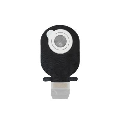 Coloplast 19781 - SenSura Mio Black Flex Pouch 35mm, 2pc, Flex Maxi, Open, with ileo filter , BX 10