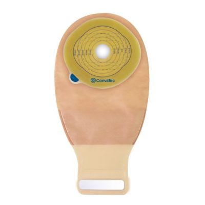 ConvaTec 416719 - Esteem+ Drainable Pouch, 60/70mm, 2 2/5 by 2 3/4, Tan, cut to fit, ST, filter, Invisi, Box of 10