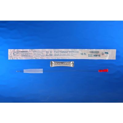 Hydrophilic male 16 French catheter