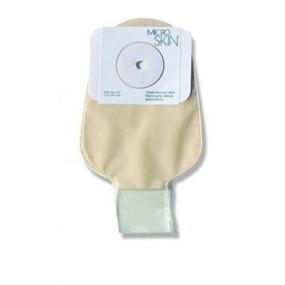 Cymed 78300 - MICROSKIN Cymed Platinum 1-piece 11" C-T-F (max. 1 1/2") Clear Drain with MicroDerm Plus Washer, BX 10