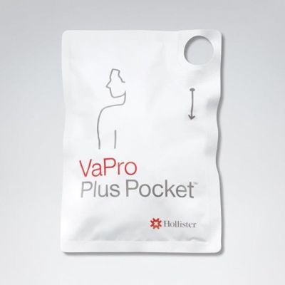 Hollister 71104-30 - VaPro Plus Pocket Intermittent Catheter, 10 Fr, 40cm, Straight Tip, BX 30