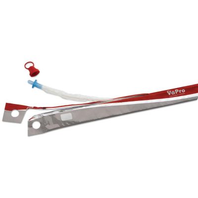 Hollister 73164 - VaPro Touch Free Intermittent Catheter, 16Fr, 16" Coude Tip, Hydrophilic Pre-Lubricated, Ready To Use, BX 30