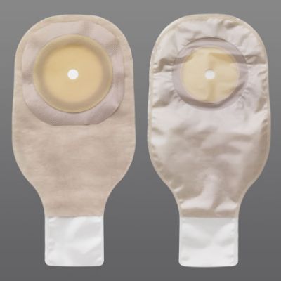 Hollister 8131 - Premier 12" Pouch, Flat, Drain, CTF 2 1/2" (64mm), Ultra Clear, No Filter. Clamp Closure, BX 10