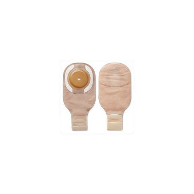 Hollister 8678 - Premier 12"  Lock 'n Roll One-Piece Flextend Beige Soft Convex Drainable Pouch with Filter, CTF 13-38mm, BX 5