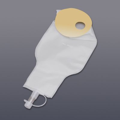 Hollister 9822 - Drainable Fecal Collector, Med. Size, SoftFlex Skin Barrier & Thermometer Port, BX 10