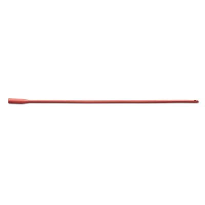 Medline DYND13514 - Medline Red Rubber Urethral Catheter, 16", 14 Fr, BX/12, BX 12