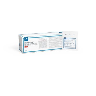 Medline MSG5990 - Signature Latex Essential Surgical Gloves, Powder-Free, Size 9.0, BX 50 PAIR