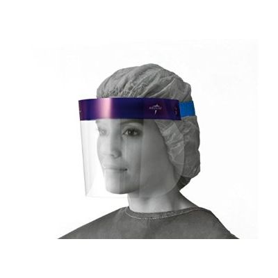 Medline NONFS400 - MEDLINE Face Shield 3/4" thick, plastic guard, Latex Free foam top, CS 96