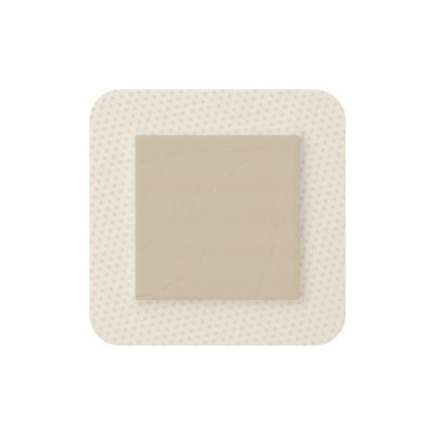 Molnlycke 395390 -  MEPILEX Border Foam AG, 4in x 4in (10cmx10cm), Antimicrobial Bordered Foam Dressing with Safetac Technology, BX 5