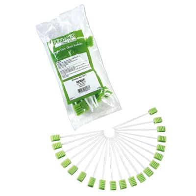Sage 6071 - Sage Toothette Plus Untreated Swab -  Case of 50 Bags of 20 Swabs, CS1000