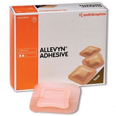 Smith&Nephew 66000046 - Allevyn Adhesive Hydrophilic Dressing 22.5 x 22.5 cm, BX 10