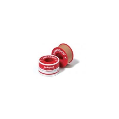 BSN Medical 7237907 - Leukoplast Sleek (Pink) Plastic Waterproof Tape with Latex,2.5cm x 3 m, BX 12