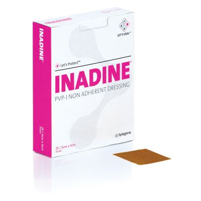 Systagenix P01481 - INADINE DRESSING POVIDONE IODINE 5X5CM INADINE 25EA/BX, BX 25
