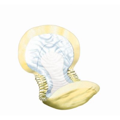 Tena 62618 - TENA Day Plus Pads (Yellow) Elastic Sides, Cs/2Pk/40., CS 80