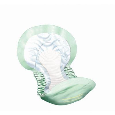 Tena 62718 - TENA Night/Super Pad (Green),  Elastic Sides,Pk/24., PK 24