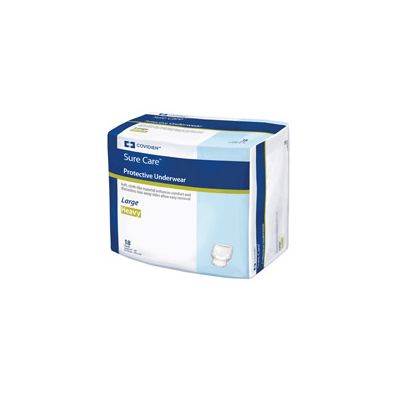 Tyco Covidien 1615 - SURECARE Protective Underwear Large (44" - 54"), Cs.4 Bgs/18., CS 72