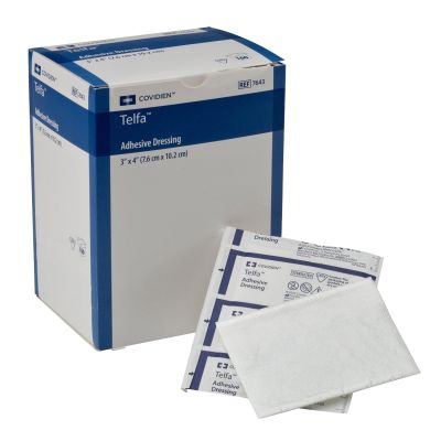 Tyco Covidien 6017 - TELFA Adhesive Pads, Sterile 1's, 2" X 3"., BX 100
