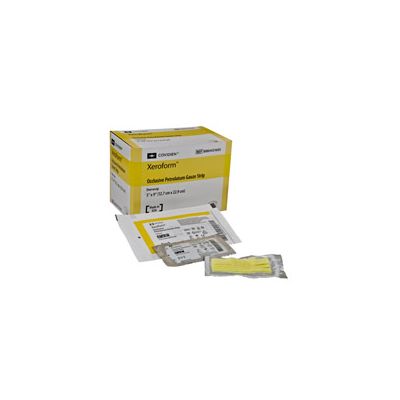 Tyco Covidien 8884433500 - XEROFORM Petrolatum Dressing W/3% Bismuth Tribromophenate 4X4"Patch,Sterile, CS 150