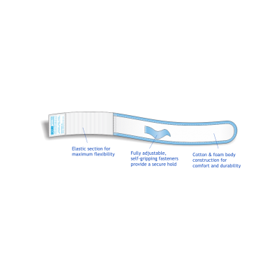 Urocare 6345 - Urocare Fabric Leg Strap, Lower, Large (12"-17"), EACH