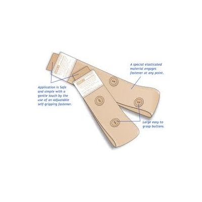 Urocare 6380 - Urocare Fitz All Leg Straps w/ Buttons for vinyl lag bags, EA