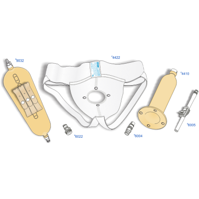 Urocare 94403 - Male Urinal Kit with 32 oz leg bag, Lge fits 26" 46" waist sizes (Velcro adjustable), Sheath: 20 ~ 40mm Diameter x 7" long, KIT