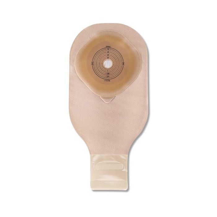 Hollister 89011 Premier One Piece Drainable Pouch with Filter Lock N Roll Closure CeraPlus Flat Skin Barrier without Tape Border Cut To Fit