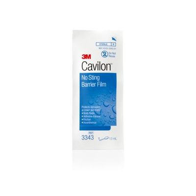 3M 3343 - CAVILON No Sting Barrier Foam Swab, Small, 1ml., BX 25