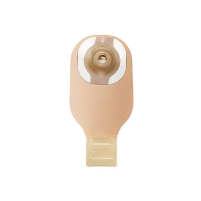 Premier CeraPlus One-Piece Drainable Pouch with Lock 'n Roll closure, Beige, AF300 filter, Convex w/ Tape border, Cut-To-Fit up to 2" (51mm)