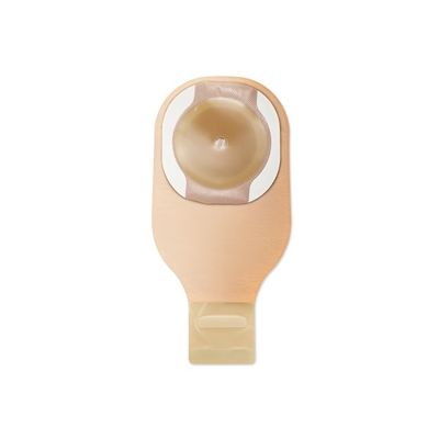 Premier CeraPlus One-Piece Drainable Pouch with Lock 'n Roll closure, Beige, AF300 filter, Flat w/ Tape border, 1 9/16" (40mm) Pre-cut