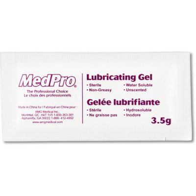 AMG 118-311 - AMG MED-PRO Sterile  Lubricating Gel, 3.5gram Packets, BOX 144