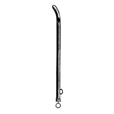 AMG 560-280 - Female Catheter, stainless steel, angled, 10 fr., EACH