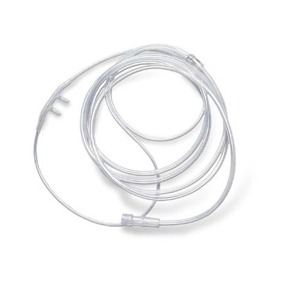 AMG 705-552 - Soft Touch Nasal Cannula, 7 ft, curved non-flared tips, over-the-ear design, EA