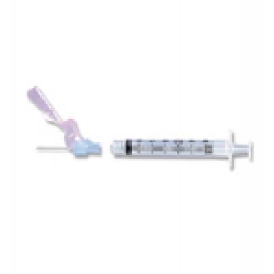 BD 305787 - BD ECLIPSE Syringe with Detachable Needle. 25gX1", 3cc, Luer-Lok, BX 50