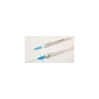 BD 381423 - 22 G x 1.00 in. BD Insyte Autoguard shielded IV catheter (0.9 mm x 25 mm) made of BD Vialon biomaterial. Has notched needle., BX 50