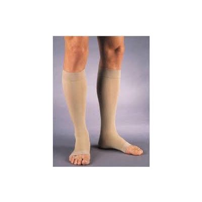 BSN Medical 114636 - Jobst Medical Leg Wear, Unisex, Knee High, 30-40MMHG, MD, Beige, Open Toe, Pair