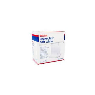 BSN Medical 7645001 - Leukoplast Soft White Dressing, 6cm x 5m Roll, BX 1