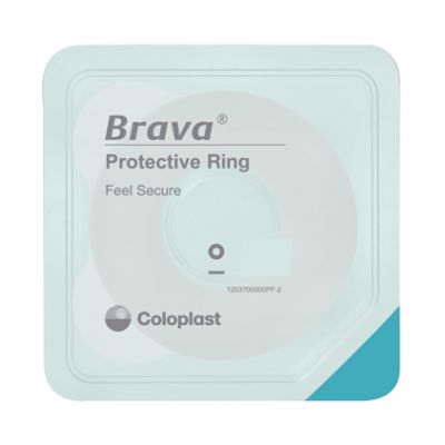 Coloplast 12037 - BRAVA Ostomy Protective Ring 2.5mm thick, 27mm inner diameter, BX 10
