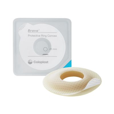 Coloplast 12090 - Brava Protective Ring Convex, 20mm inner diameter, 60mm outer diameter, 8mm thickness, BX 10