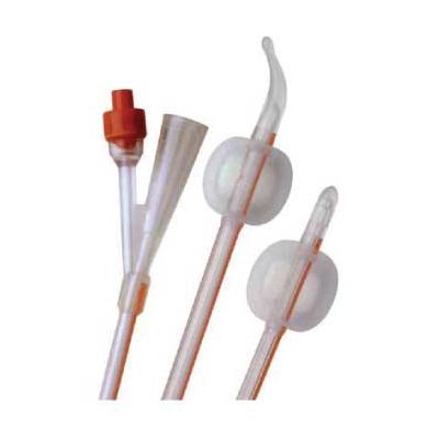 Coloplast AA6312 - Folysil Urological Catheter, 100% Silicone, Coude, 2-way  Foley 12 FR, 10cc, BX 5