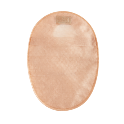 ConvaTec 421797 - Natura+ Two-Piece Closed End 6in Pouch w/ 2-Sided Comfort Panel, Window, Filter, Opaque, 57mm, BX 30