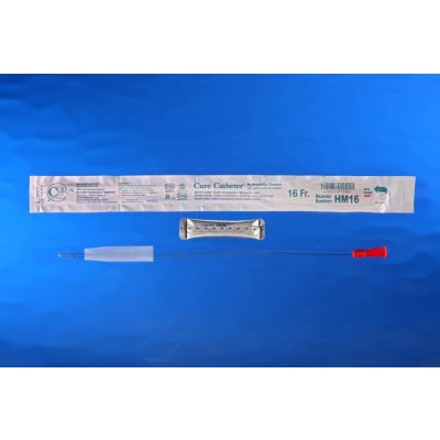 Hydrophilic male 16 French catheter