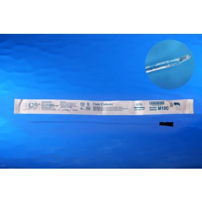 Male 10 French coude catheter