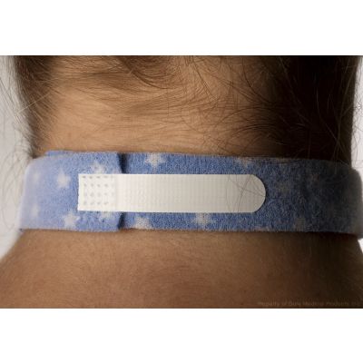 Dale 241 - PediPrints Tracheostomy Tube Holder 1" Wide band, fits up to 18" neck, BX 10